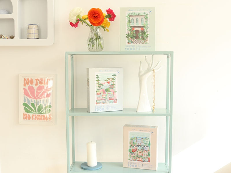 Puzzle 1000 pièces « Tokyo » – Hoglet & Co x La Petite Épicerie | Collection Quatre Coins LA PETITE EPICERIE