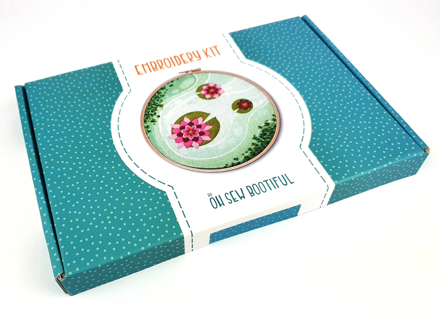 Nénuphar Kit de broderie fait main Hoop Art Oh Sew Bootiful