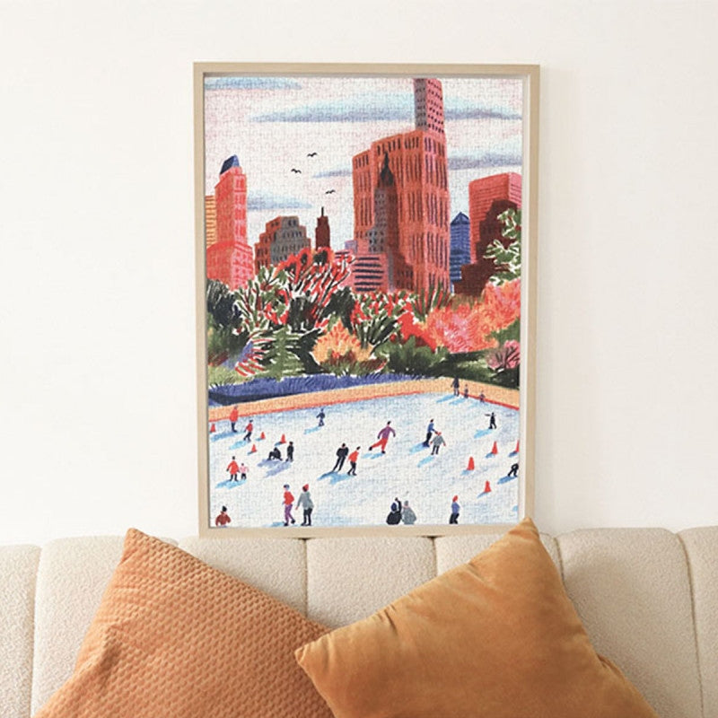 Puzzle Skating in New York par Ban Hee - 1000 pièces LA PETITE EPICERIE
