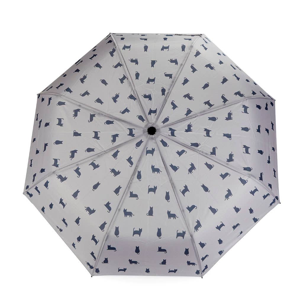 Parapluie Meowmbrella Gris avec Housse – Balvi Design Balvi