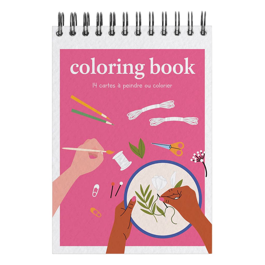 Carnet de coloriage A6 - Do It Yourself Maison Joliette Maison Joliette