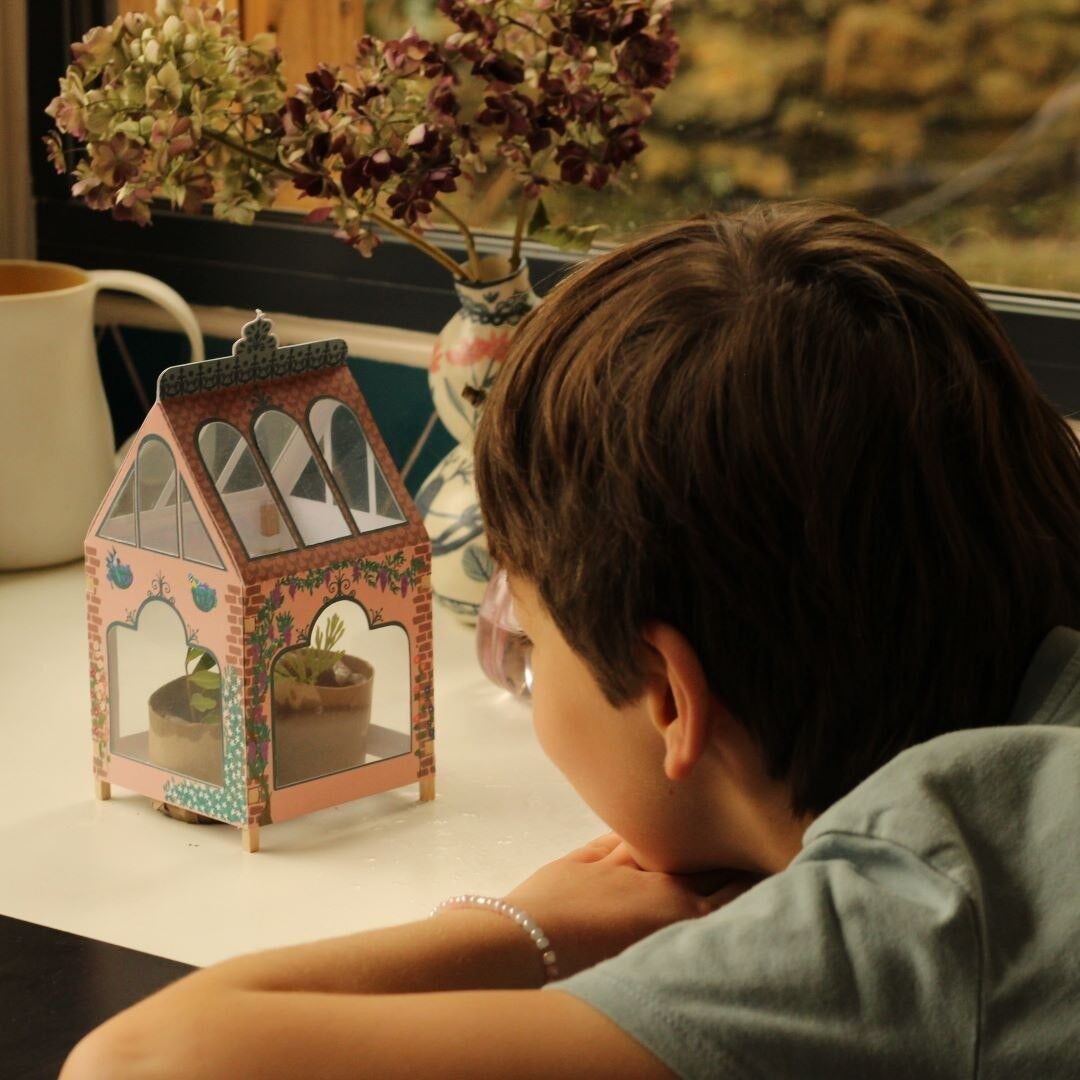 Fabrique ta serre végétale- Kit bricolage/activité enfant français/anglais l'atelier imaginaire