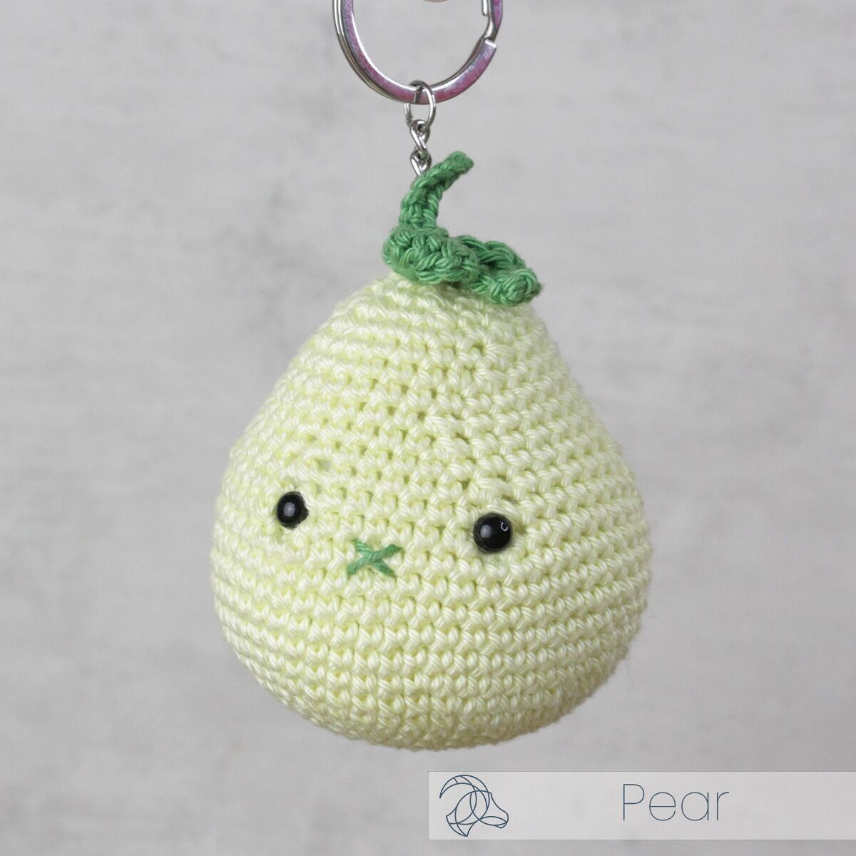 Kit crochet Amigurumi - Porte Clefs Poire Hardicraft