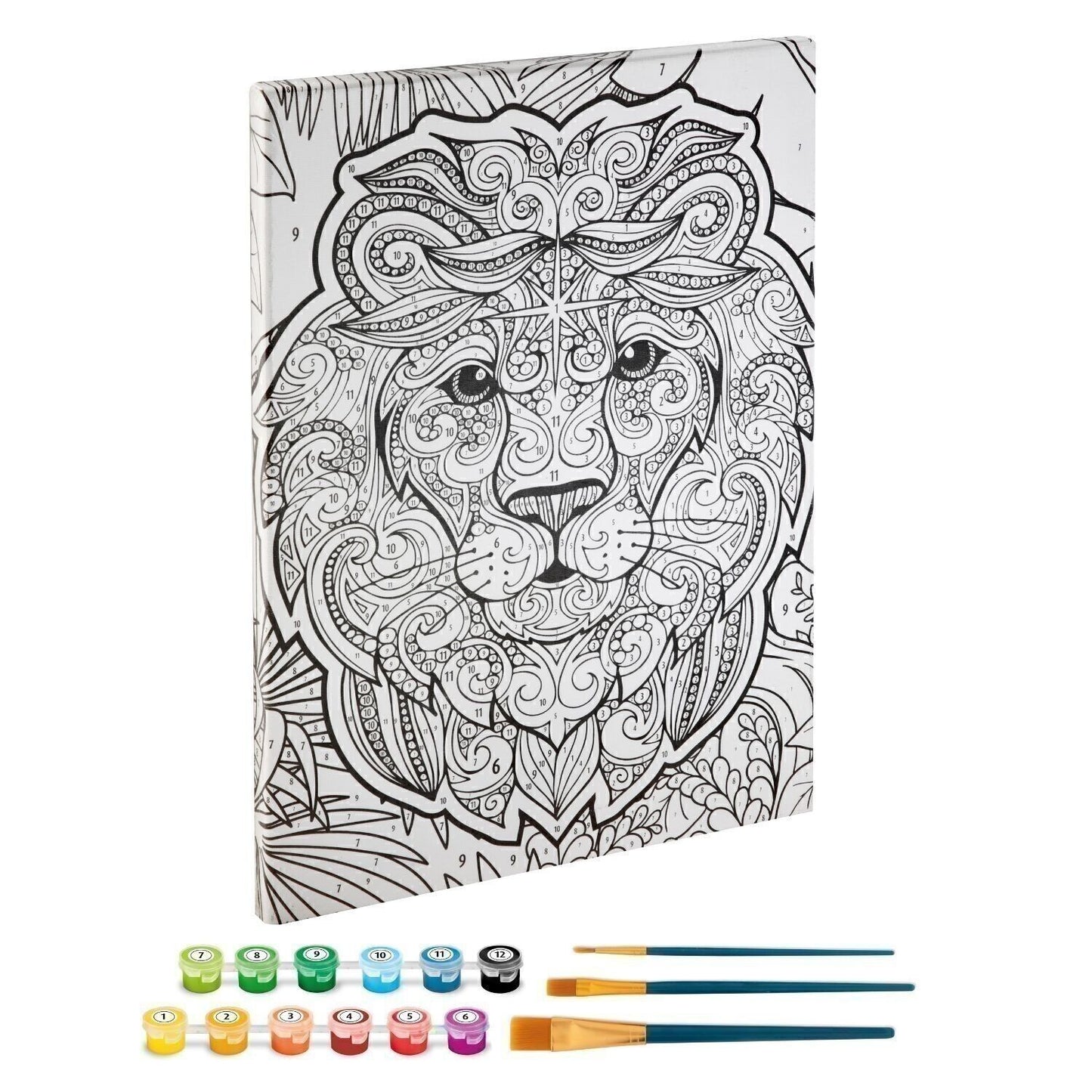 Peinture par numéros Lion - 30Х40 СМ DiamantArt