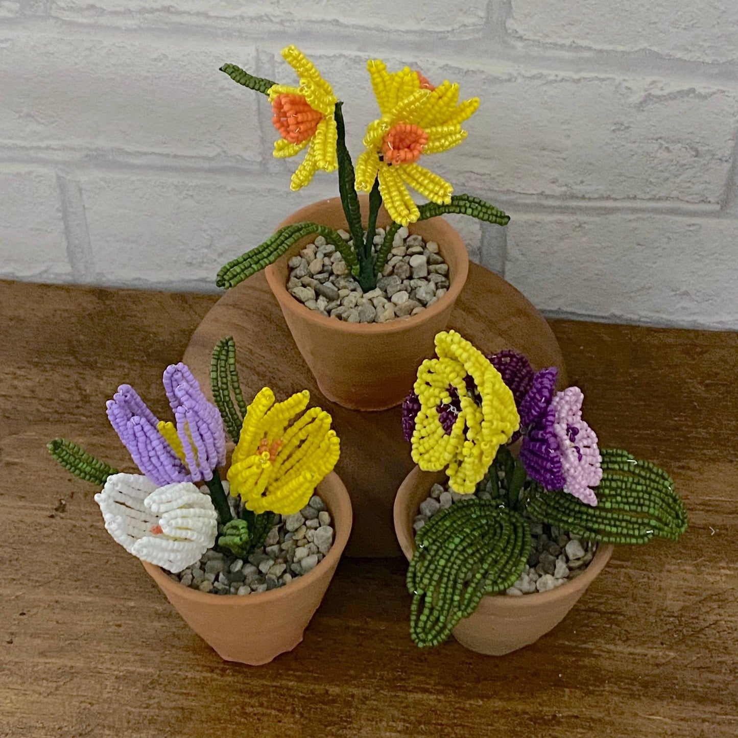 Kit de bricolage floraisons printanières pour adultes. Cadeau créatif. The Beadology Shop