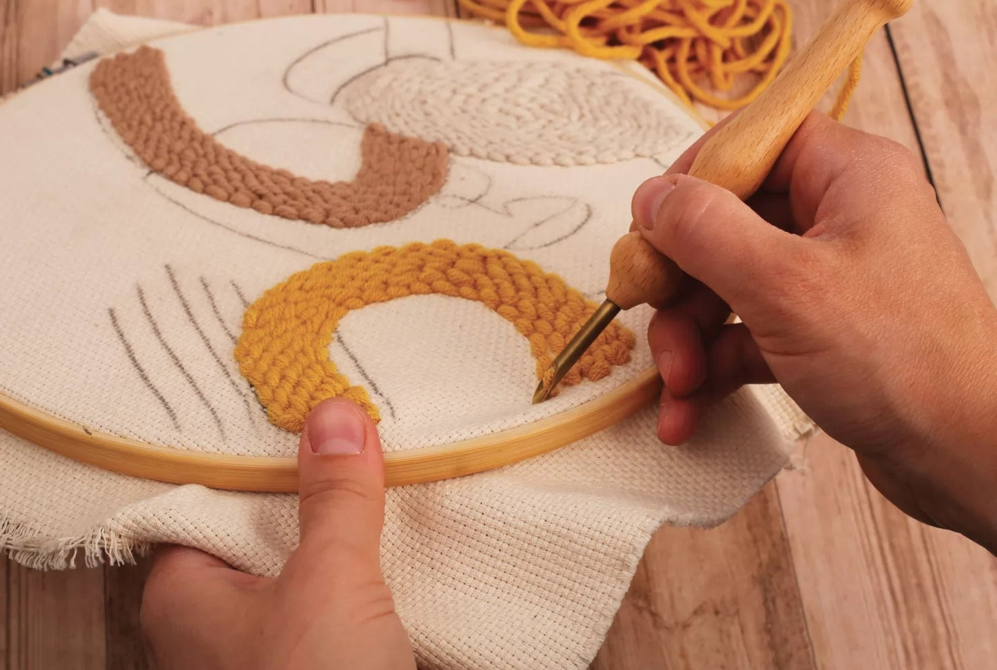 Kit Punch Needle Line Art GRAINE CREATIVE