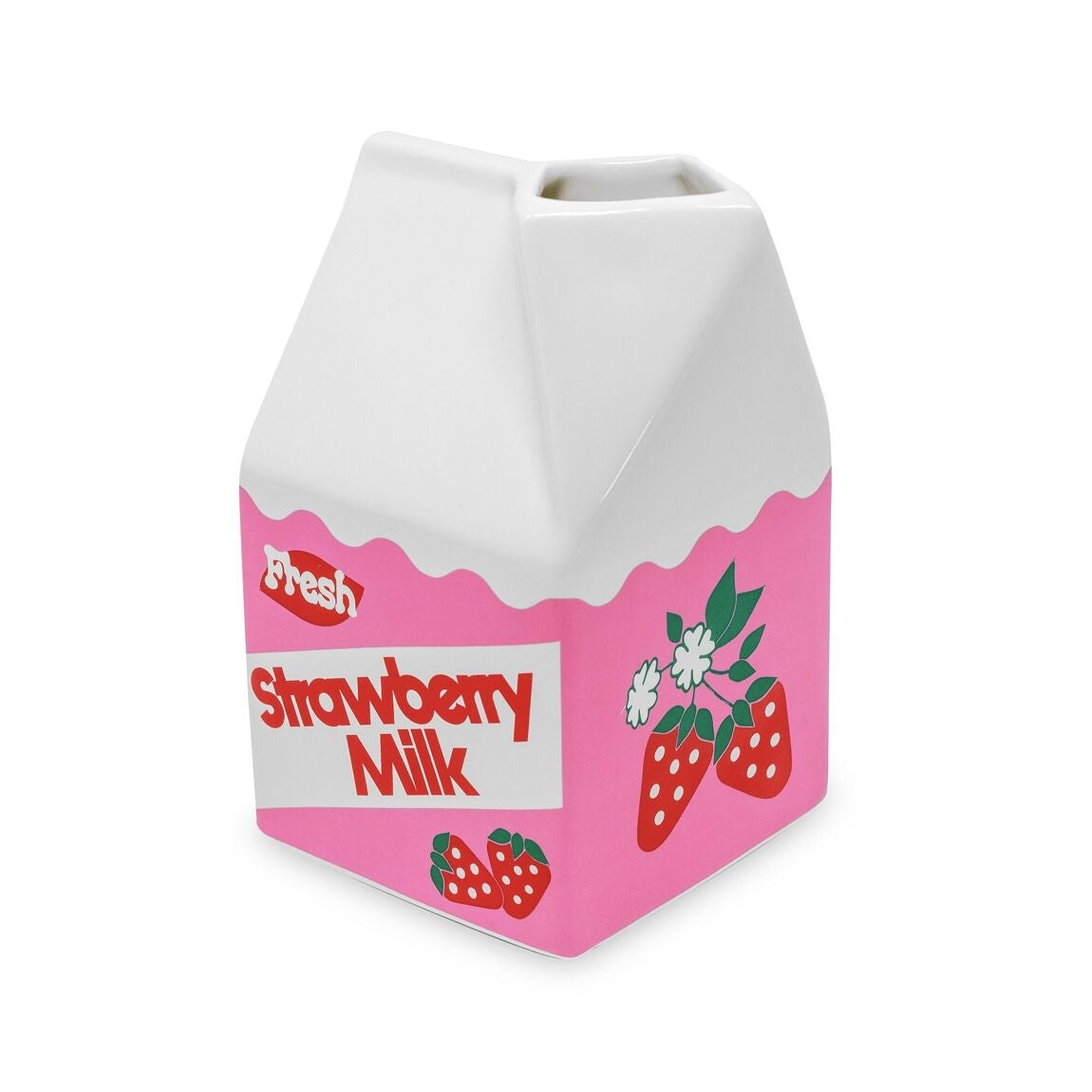 Vase en Céramique Ban.do – Lait Fraise | Déco Pop et Gourmande Ban.do