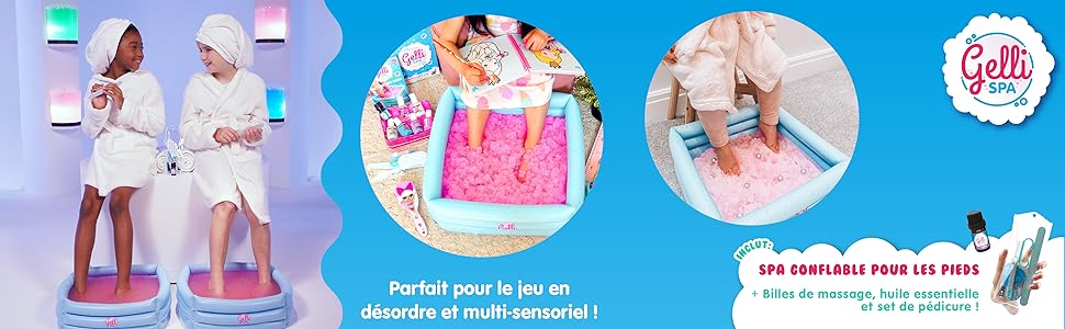 Spa Gonflable pour les Pieds Enfant – Gelli Spa Zimpli Kids | Jeu sensoriel & détente à la maison zimpli