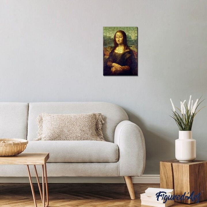 Puzzle 2D en Bois Adulte - La Joconde de Léonard de Vinci Figured'art