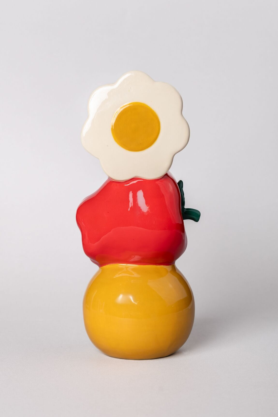 Vase en Céramique Amusant – Design Marguerite, Pomme & Smiley par Ban.do Ban.do