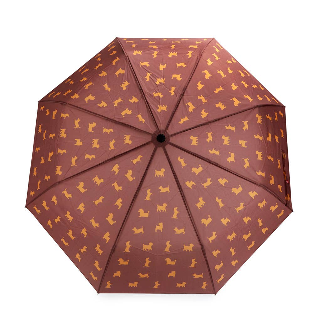 Parapluie, Puppymbrella, marron, avec housse, nylon Balvi