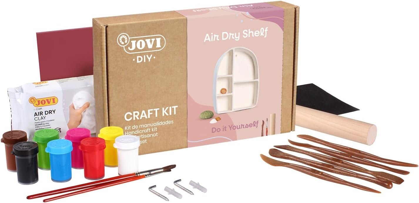 Kit Céramique Adulte Vezerd Kit De Poterie Pour Débutants - Argile Auto-Séchante, Outils Et Peintures Pour Créations Céramique