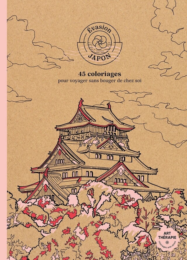 LIVRE DE COLORIAGES - Evasion au Japon Hachette Heroes