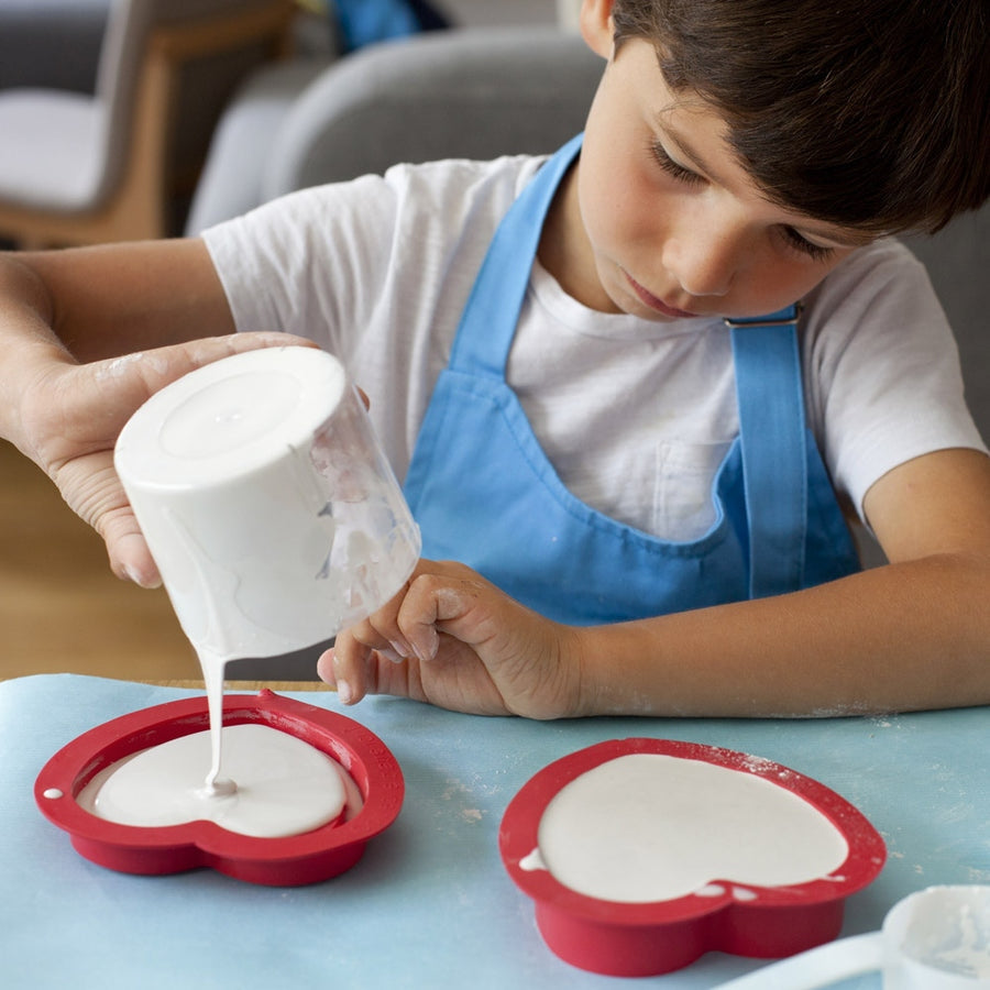 Atelier créatif Boîte Cœur | Kit DIY mako moulages – Boîte à bijoux à fabriquer Mako moulage