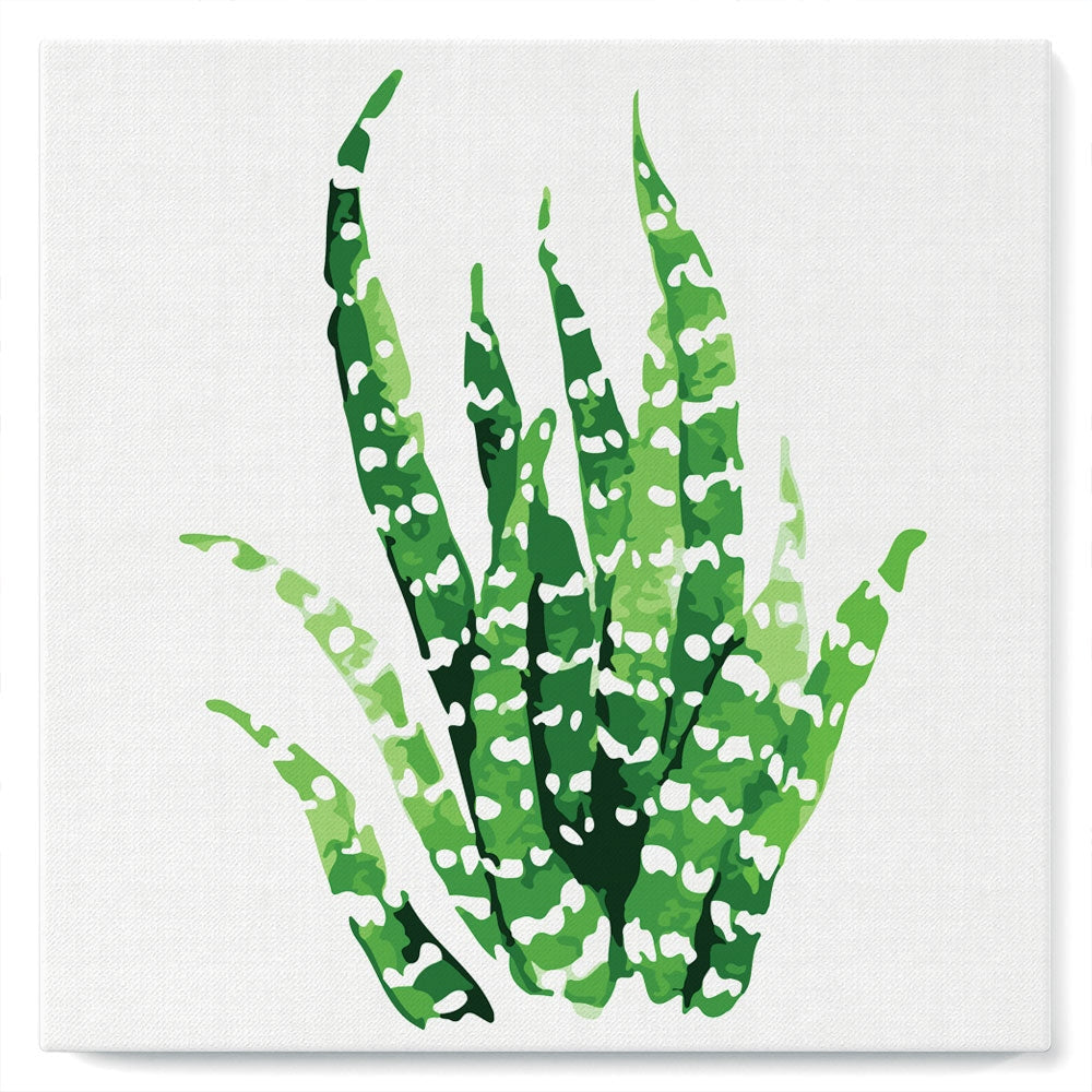 Figured' Art Mini Peinture par numéros Adultes 20 x 20 cm avec cadre plante et pot Figured' Art Mini Peinture par numéros Adultes 20 x 20 cm avec cadre plante et pot