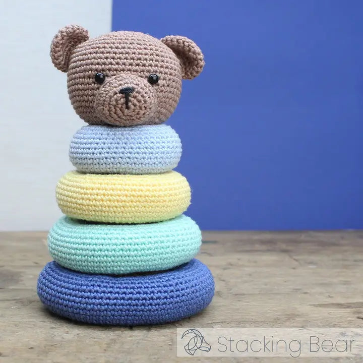 Kit Crochet Petit Ours - Fait Main - Loisir Créatif Point De Croix - Neuf
