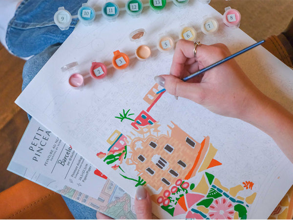 Coffret peinture au numéro - Barcelona par DazlStudio LA PETITE EPICERIE