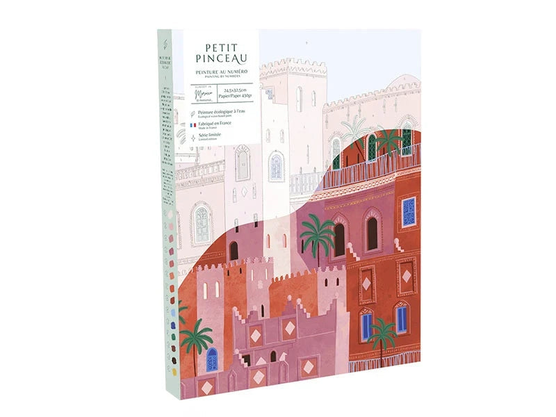 Coffret peinture au numéro – Petit Pinceau – Maroc par Mona Mai | La Petite Épicerie LA PETITE EPICERIE