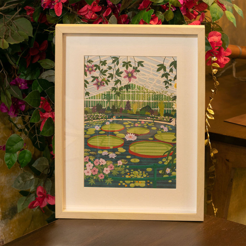 Coffret peinture au numéro - Petit Pinceau - Waterlily par Elaine Lee LA PETITE EPICERIE