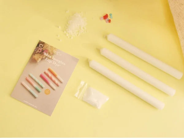DIY HOME DÉCO - MES BOUGIES DIP DYE - AGRUMES LA PETITE EPICERIE