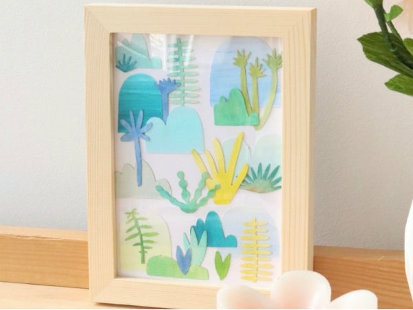 DIY HOME DECO - Papiers découpés à l'Aquarelle - Peinture LA PETITE EPICERIE
