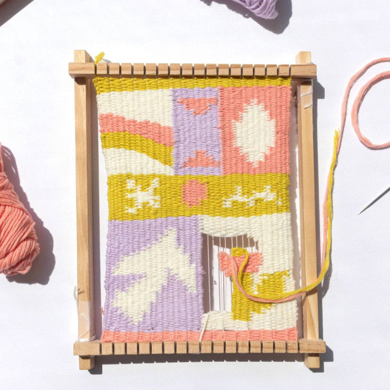 DIY MERCERIE - MON TISSAGE MURAL - POP LA PETITE EPICERIE