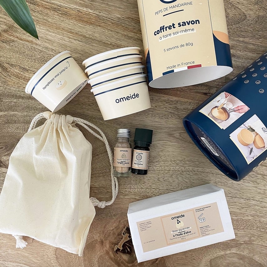 COFFRET SAVON DIY LAVANDE GRAINE CREATIVE