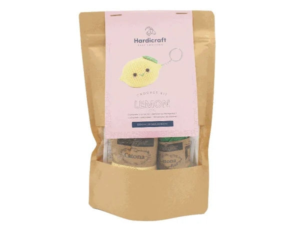 Kit crochet Amigurumi Porte clé Citron Hardicraft