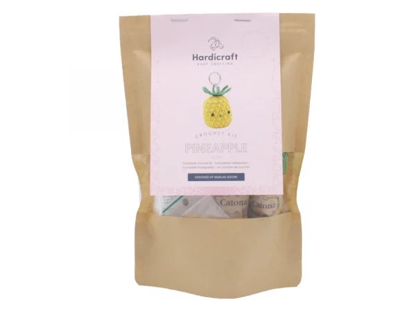 Kit crochet Amigurumi Porte clé Ananas Hardicraft