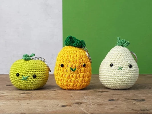 Kit crochet Amigurumi Porte clé Pomme Hardicraft