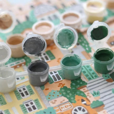 Coffret peinture au numéro - Petit Pinceau ROME PAR HOGLET AND CO LA PETITE EPICERIE