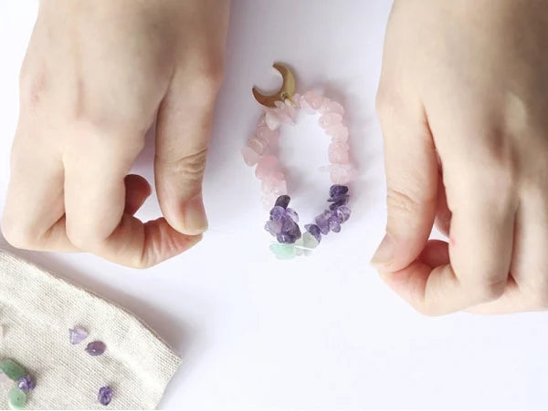 Coffret fabrication de bijoux - MES BIJOUX DE LITHOTHÉRAPIE LA PETITE EPICERIE