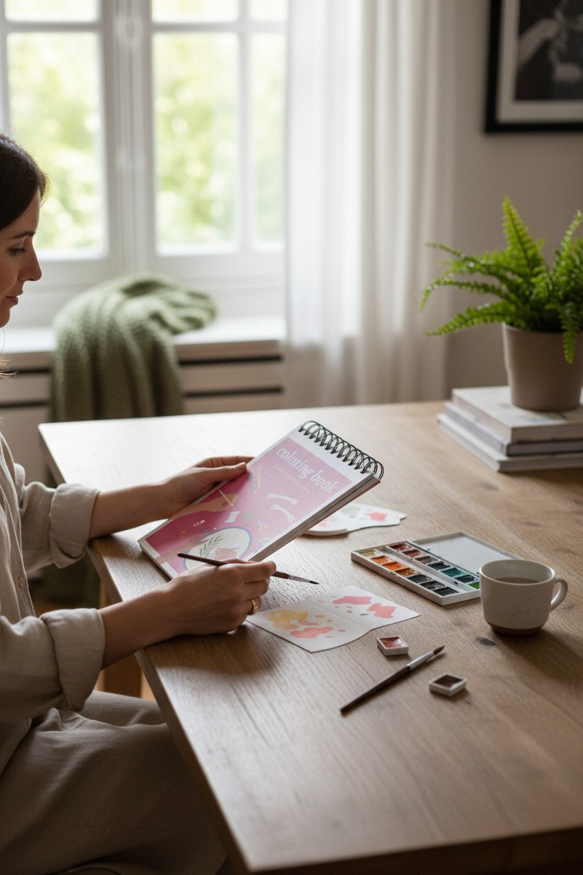 Carnet de coloriage A6 - Do It Yourself Maison Joliette Maison Joliette