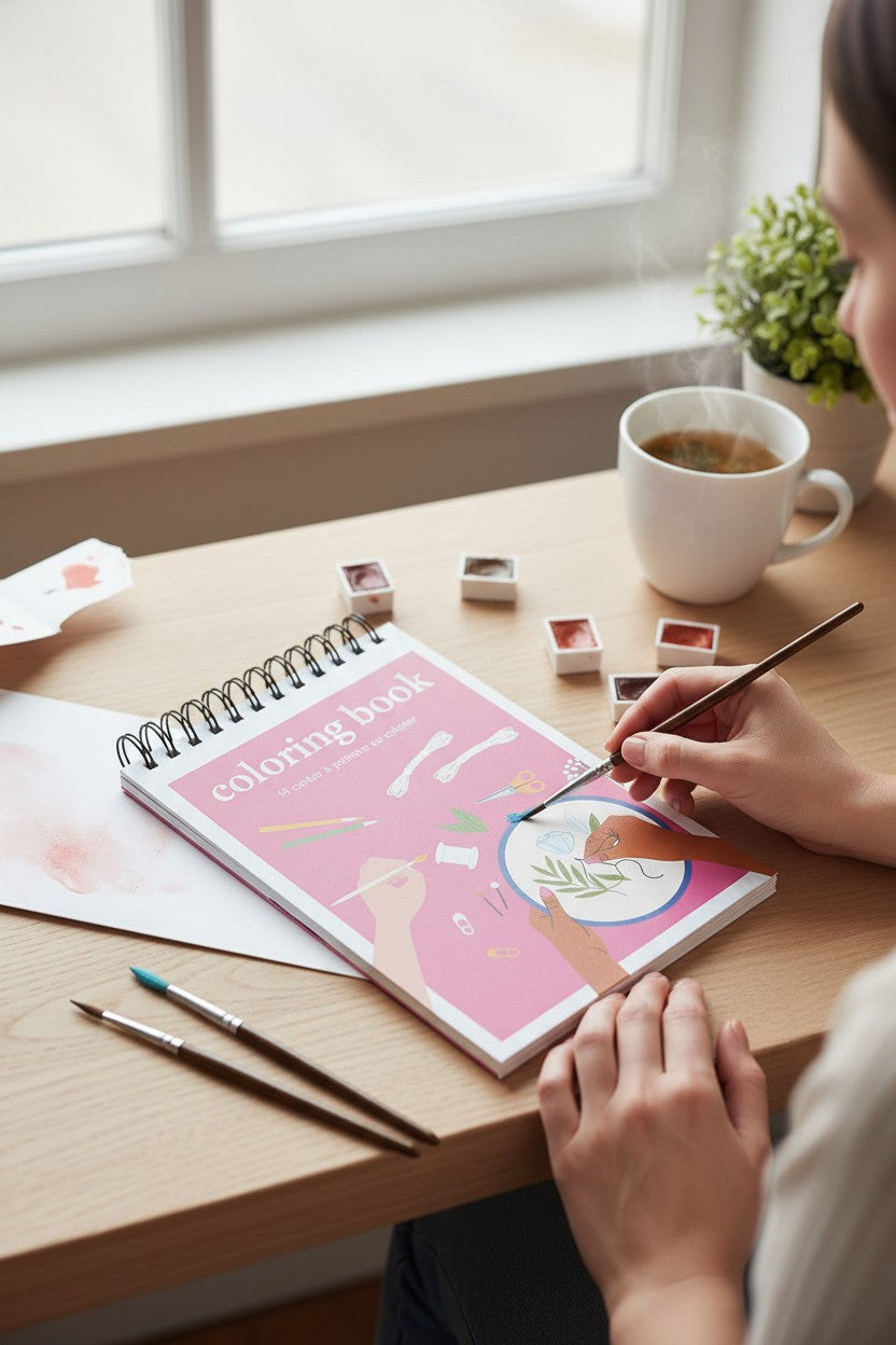 Carnet de coloriage A6 - Do It Yourself Maison Joliette Maison Joliette