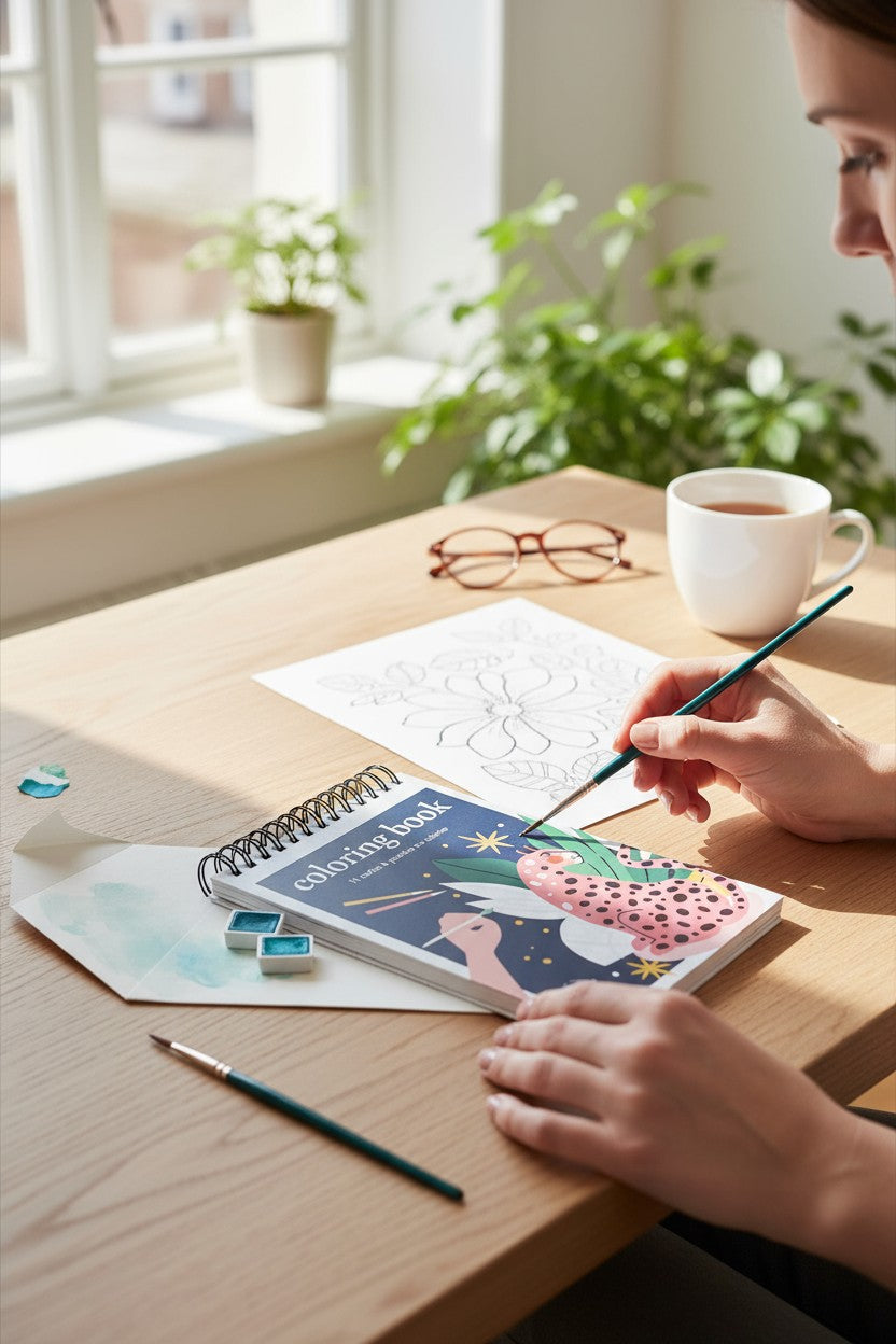 Carnet de coloriage A6 – Wild Maison Joliette Maison Joliette