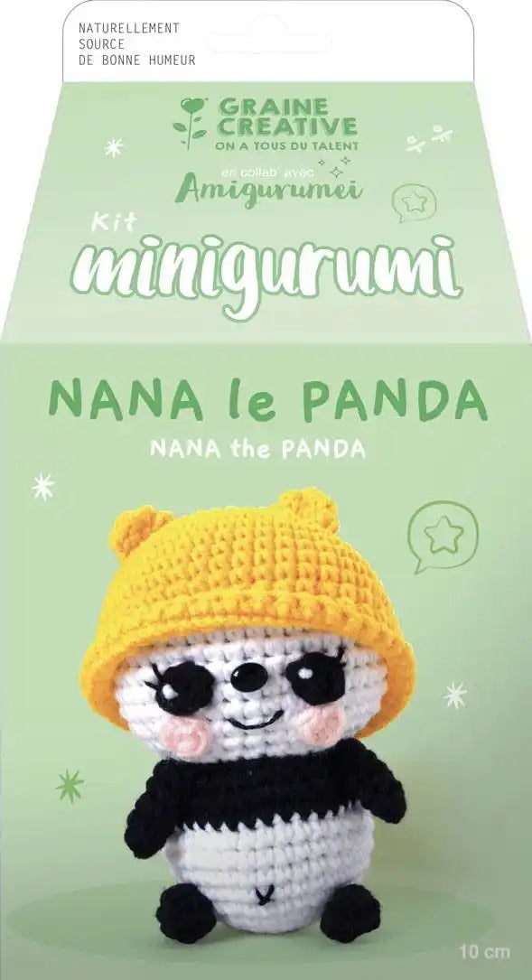 Kit Amigurumi Graine Créative - Nana le panda GRAINE CREATIVE