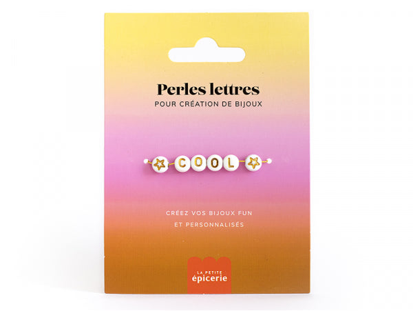 PERLES LETTRES 3 MOTS POUR BRACELET À PERSONNALISER - BEST, FRIEND ET – JOY  - Concept Store