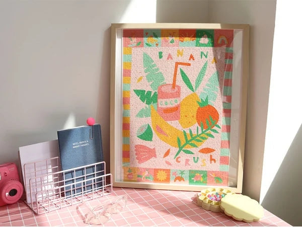 PUZZLE BANANA CRUSH 500 PIÈCES 48 X 33 CM - LA PETITE ÉPICERIE X DES PETITS HAUTS LA PETITE EPICERIE