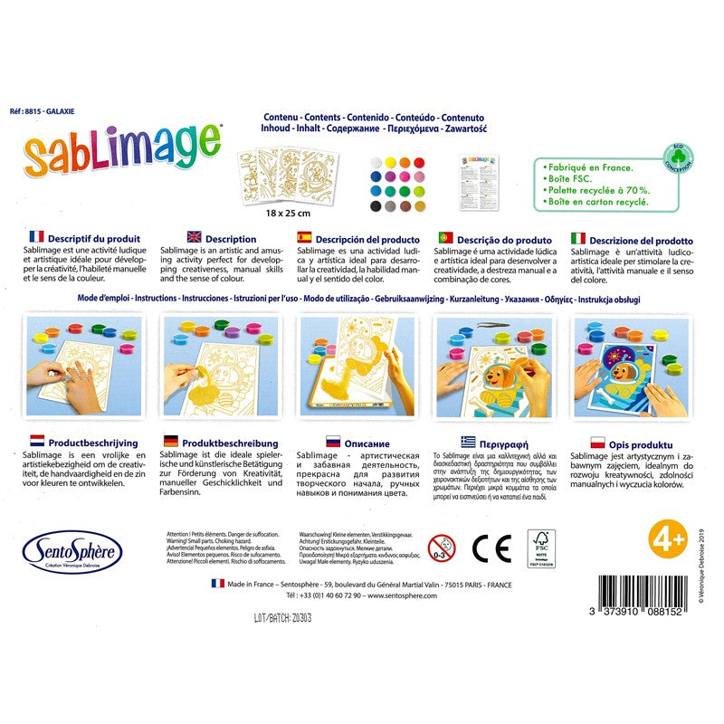 SENTOSPHERE - Sablimage Galaxie sentosphère