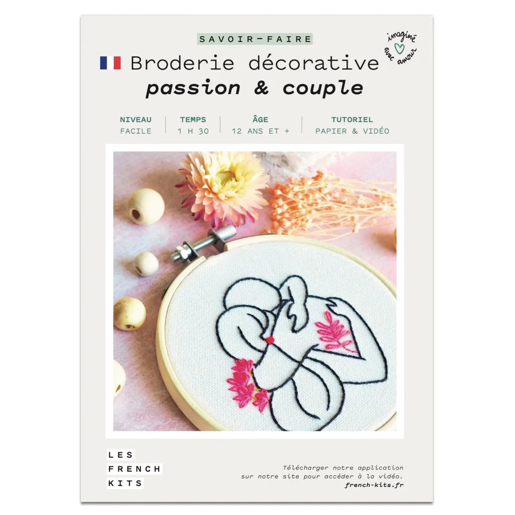 French'Kits kit broderie débutant - Femme Couple – JOY - Concept Store