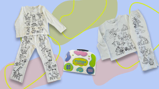 Les pyjamas à colorier : le cadeau de Noël créatif qui va épater vos enfants