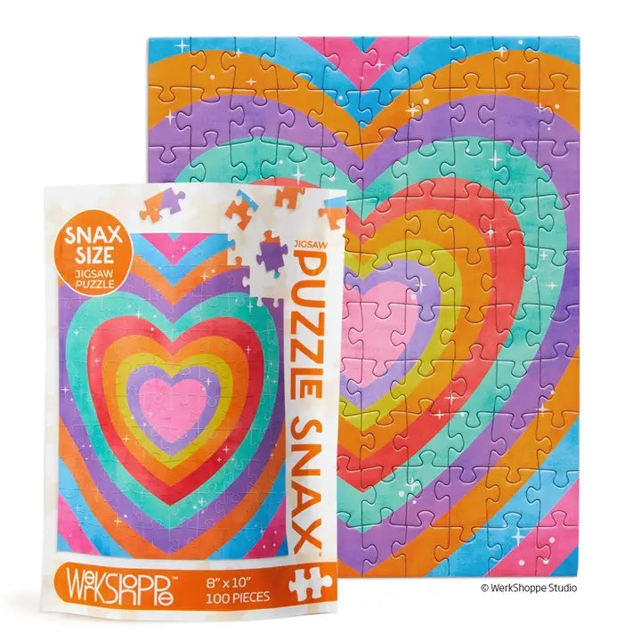 Velvet Heart | Puzzle Snax de 100 pièces WerkShoppe