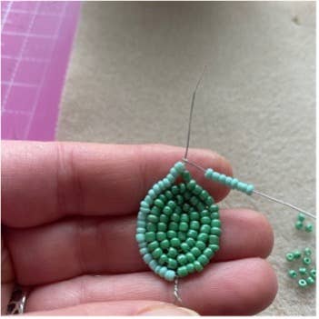 Beaded Craft Kit - Succulent Echeveria. A creative gift idea.