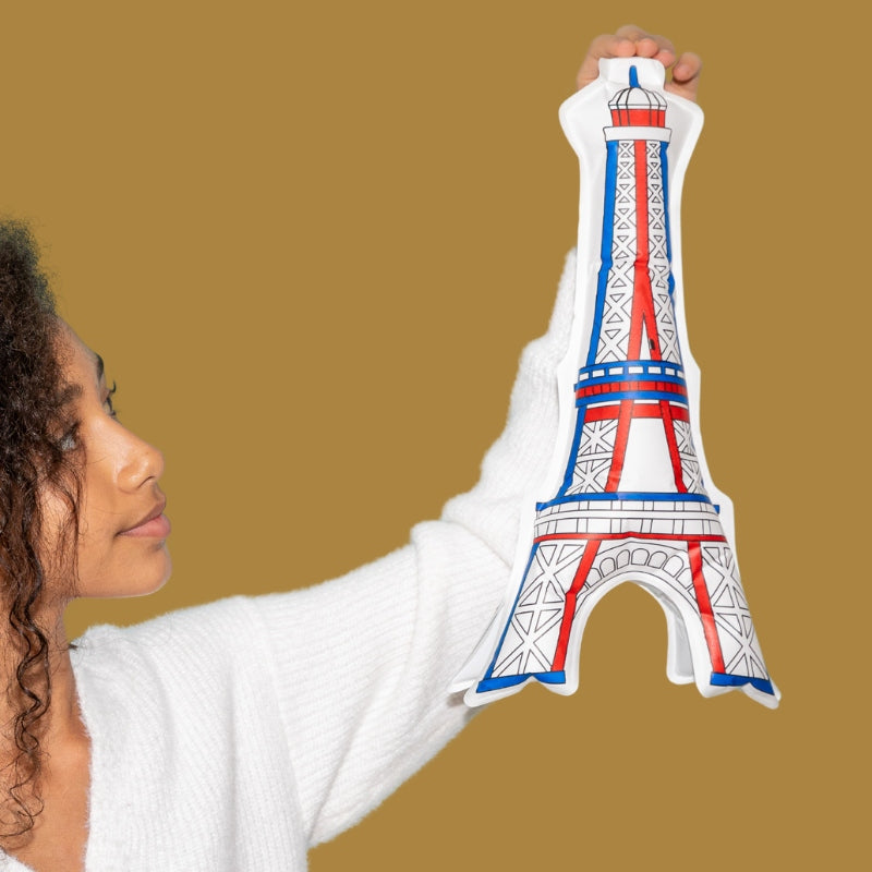 Inflatable coloring pages - Giant Eiffel Tower to color