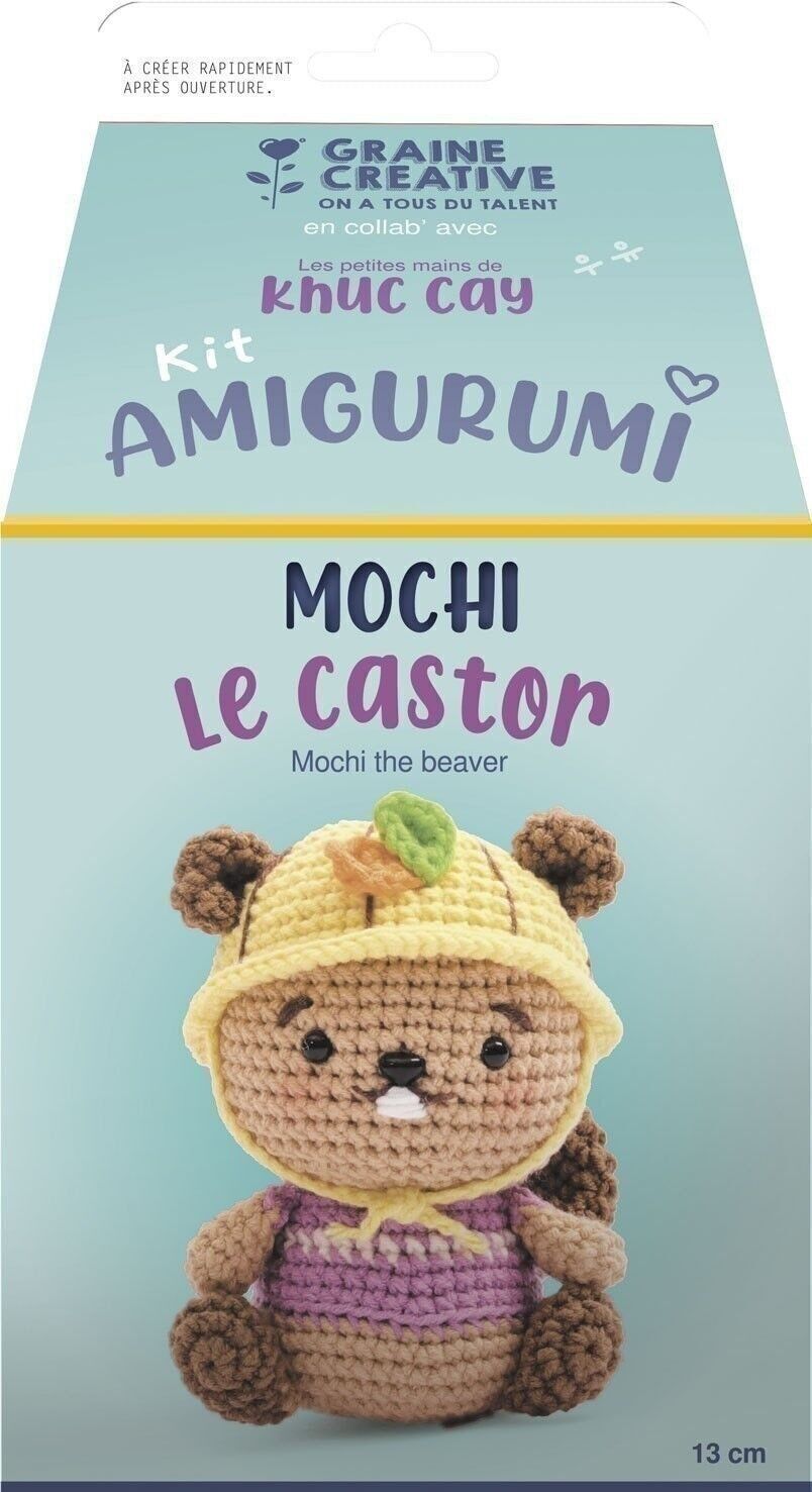 Diy - minigurumi beaver kit