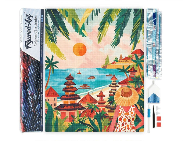 Broderie diamant Bali Sunset Joy Cadeaux