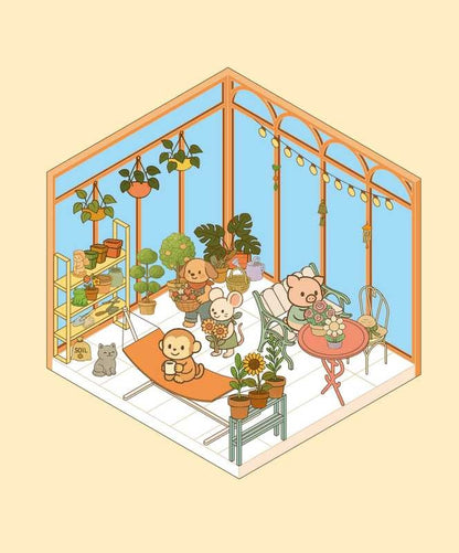 Cozy Stickers – Mon Petit Jardin | 700 stickers repositionnables & 7 scènes à créer