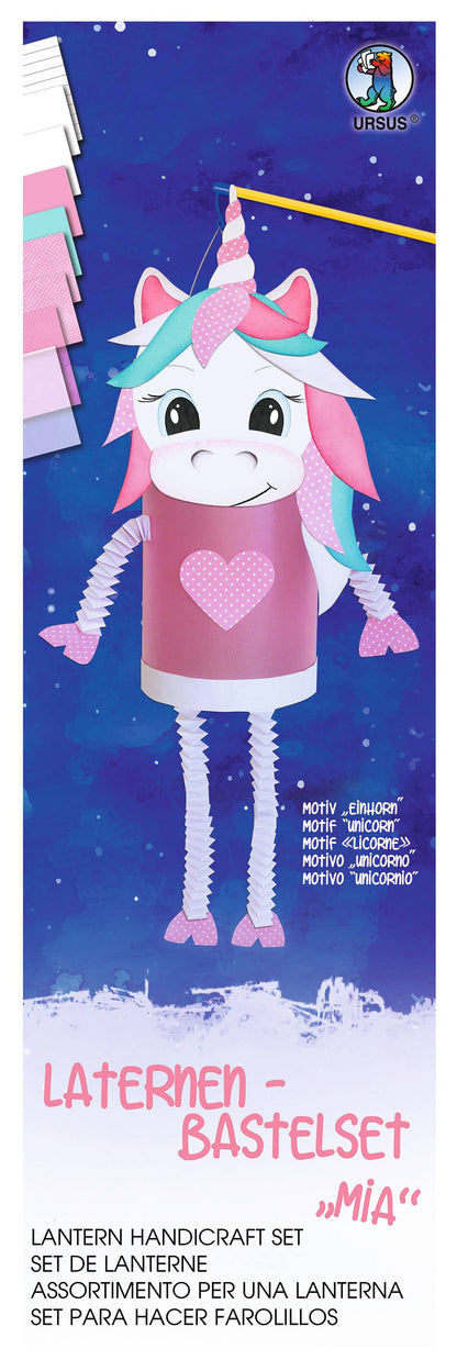 Kit de fabrication de lanternes « Mia » (licorne)