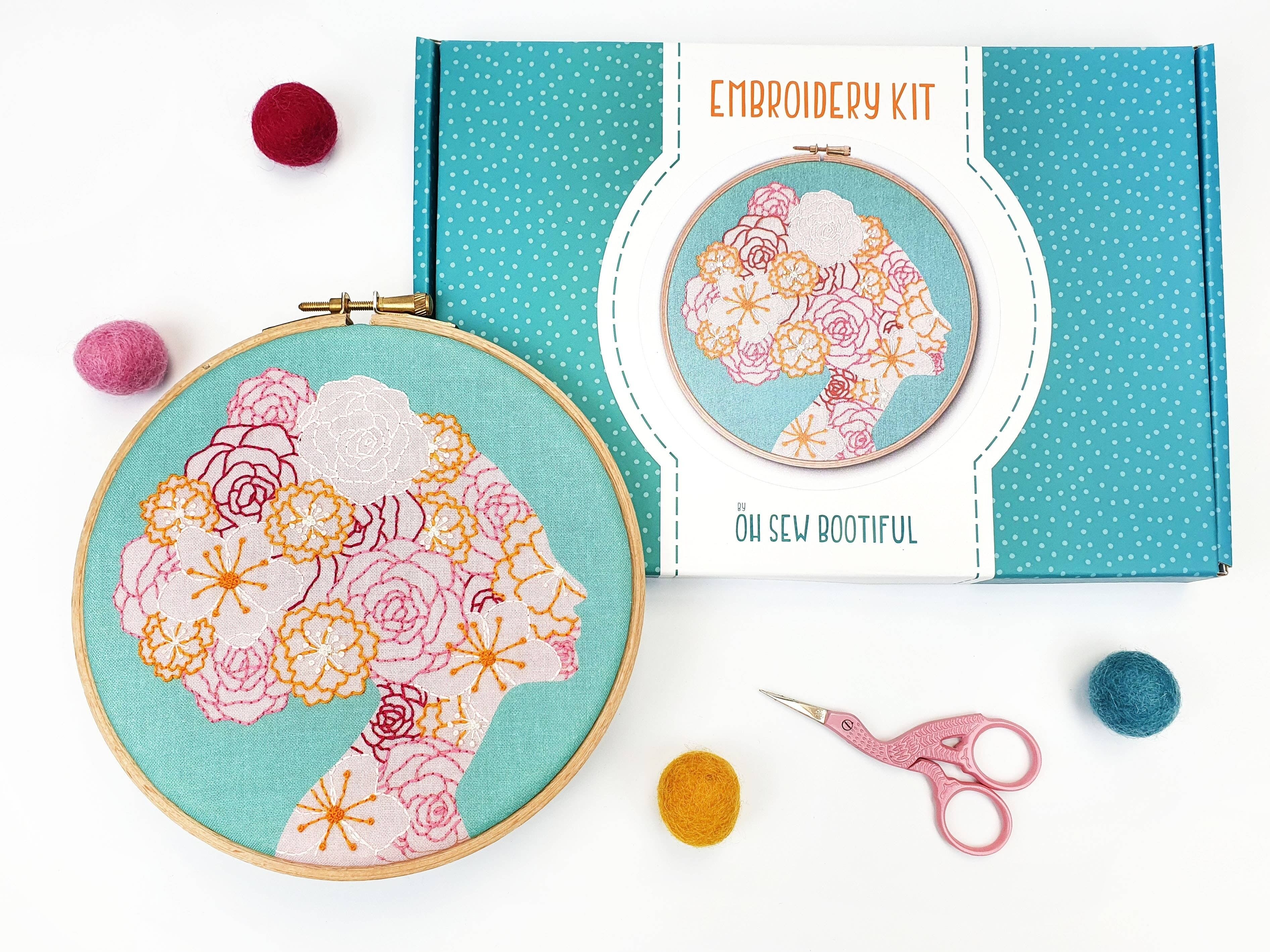 Kit Broderie Chat DIY - 3 Motifs Avec Fil Et Aiguille - Activité Manuelle Pour Débutants