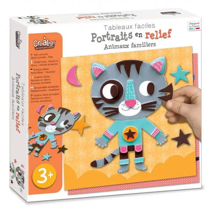 PORTRAITS EN RELIEF, ANIMAUX FAMILIERS, CREALIGN Créa lign